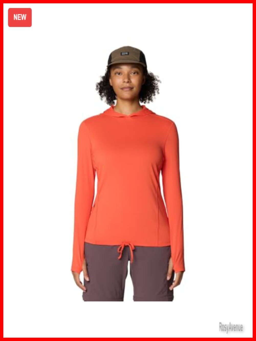 Long Sleeve Hoody Moisture Wicking Odor Control Sun Protection